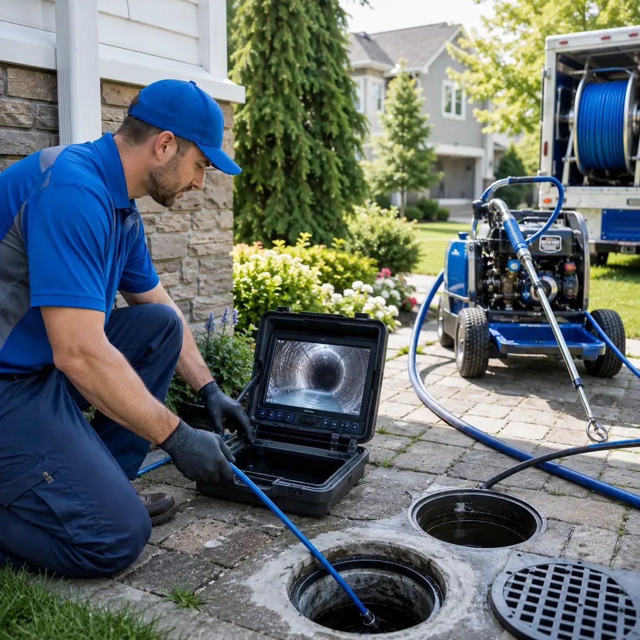 Outdoor drain cleaning professionals serving Gibson, NC